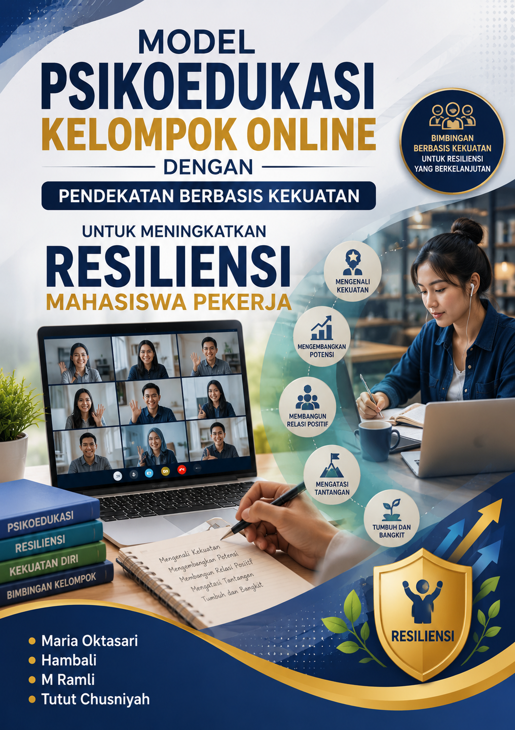 MODEL PSIKOEDUKASI KELOMPOK ONLINE DENGAN PENDEKATAN BERBASIS KEKUATAN UNTUK MENINGKATKAN RESILIENSI MAHASISWA PEKERJA